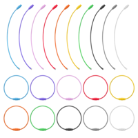 20 Pcs Metal Wire Keychains, 6 inch Stainless Steel Loops 2mm Wire Key Rings Kit Colored Coated Keychain Cable Connecter for Luggage Tags, Key Tags, Keyrings, Kitchen Utensils