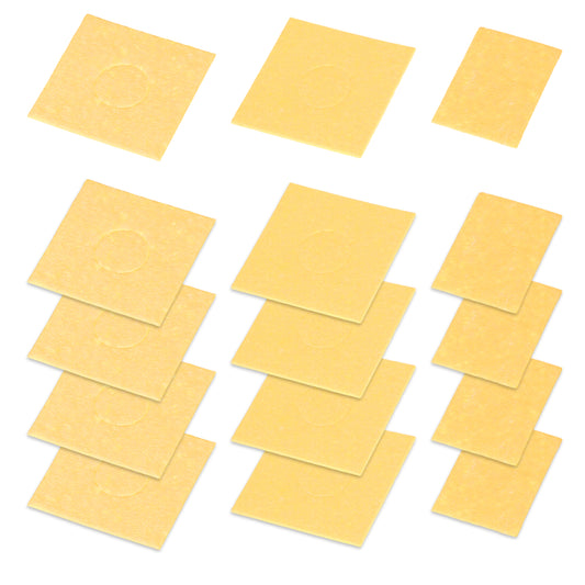 15PCS Soldering Iron Cleaning Sponge, PVA High Temperature Welding Sponge Pads, Welding Platform Sponges, 50x35mm 60x60mm Square Replacement Cleaner