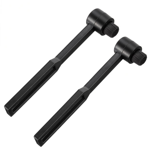 2 Pieces Turntable Stylus Brush, Vinyl Record Cleaning Brush Needles Carbon Fiber Vinyl Record Cleaner Anti-Static Stylus Cleaner Brushes for Vinyl Records Needles Cleaning Dirt and Dust, Black
