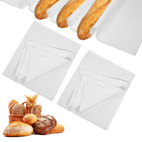 2Pcs Linen Cloth for Bread Baking, 17.7x29.5 Inch Bread Towel for Baking and Fermenting, Reusable Bread Proofing Cloth, Tea Towels for Baking Sourdough Thick Baking Bread Cloth Pastry Cloth for Dough