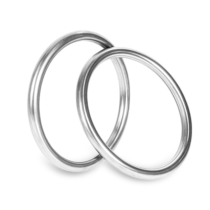2 Pack 4 Inch Metal O Ring Seamless Welding 304 Stainless Steel Rings Metal Circle Rings for Hanging Flower Basket Crafts Macrame