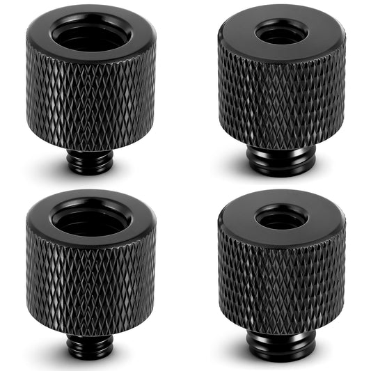 4 Pcs Camera Screw Adapters 1/4" Male to 3/8" Female and 3/8" Male to 1/4" Female Thread Screw Adapter Tripod Adapter for Monitor, Tripod, Camera, Microphone Stand