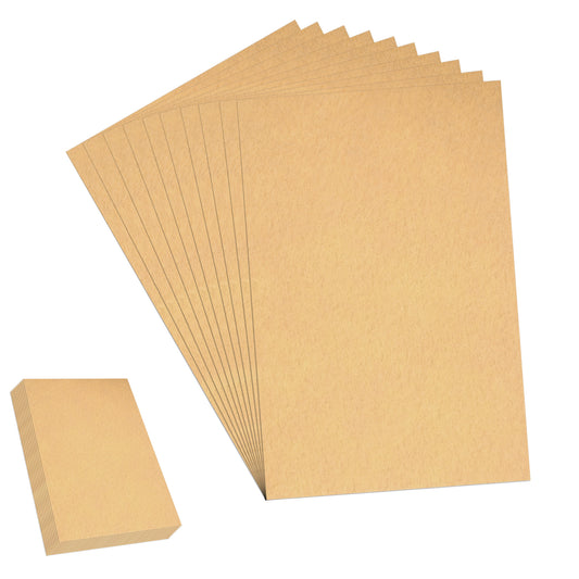 7" x 11" Felt Sheets Fabric for Crafts, 10 Pieces Soft Brown Thick Stiff Craft Fabric Felt Paper Pads Sheets Pack for DIY Sewing Craft Patchwork Art Projects