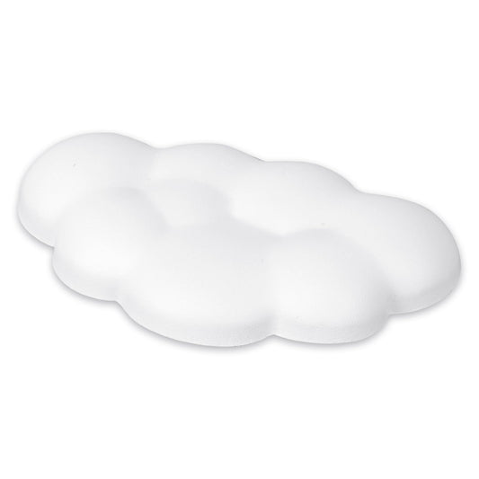KALIONE 1pcs Mouse Wrist Rest, Cloud Mouse Wrist Rest, Mouse Wrist Support with Non-Slip Bottom Seat, Suitable for Desktop Computer, Laptop Computer, School, Office, Home (White)