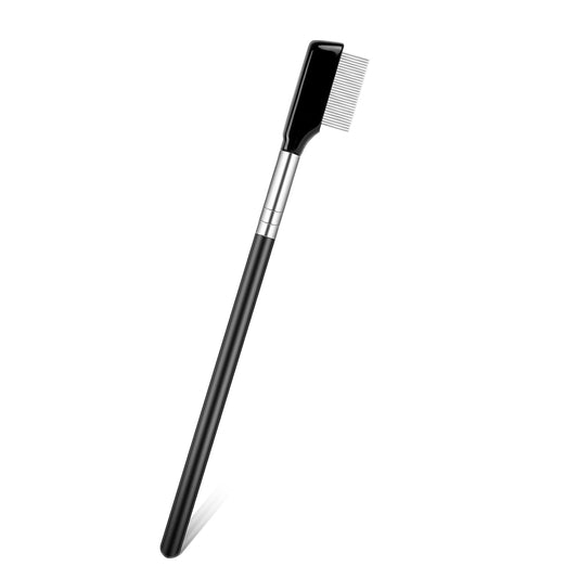 Metal Eyelash Comb,Eyelash Brush with Stainless Steel Tooth and Wooden Handle Reusable Lash Separator Tool Eyebrow Brush Grooming Eyelash Separator Grooming Brushes Eye Makeup Brush Tool for Women