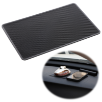 2 Pcs Dash Non Slip Pads, 7.5 x 4.7 Inch Universal Anti-Slip Mats for Car Dashboard Multifunctional Vehicle Mounted Rubber Anti Slip Mat Gripping Mat for Cell Phone, Sunglasses, Keys, Coins