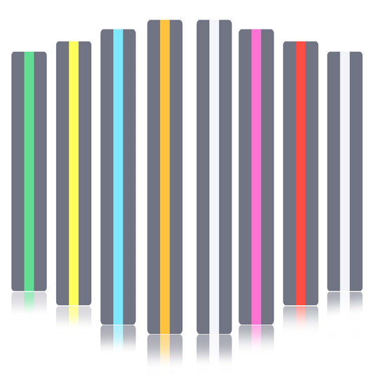 32 PCS Guided Reading Strips, Colored Overlay Highlight Bookmark Sentence Highlight Strips Reading Tracker Bookmark Reader Bookmark Help with Dyslexia for Student Children Teacher Classroom Supply