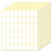 1620 Pcs Blank Rectangle Labels 16×28mm Write On Price Tags Stickers Small Matte White Label Sticker Removable Sticky Labels for Jars Diamond Art Boxes File Folders Envelopes