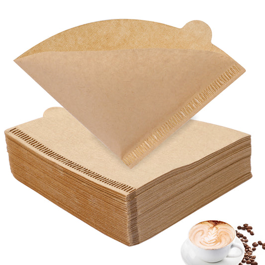 200 Pcs Coffee Filters, Disposable Coffee Papers Filters Size 01, Unbleached Filter Papers Pour Over Coffee Filter Papers