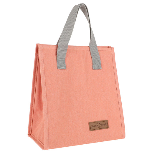 Styquenzer Pink Lunch Bag, Reusable Lunch Tote Bags Insulated Minimalist Lunch Box Bag for Women Adult Lunch Box Container Simple Insulated Lunch Bag for Work Travel Picnic Hiking, College Office