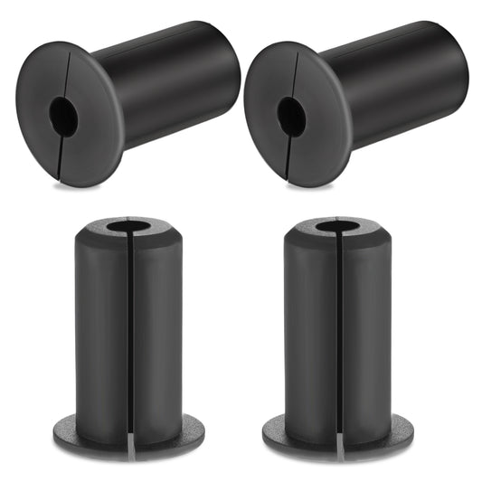 4pcs Cable Routing Kit for Starlink Silicone Cable Feed Through Bushings Wall Grommets for 3/4 Inch Cables Cable Wall Wire Cord Grommet for Starlink Cable Router and Ethernet Cable Adapter (Black)