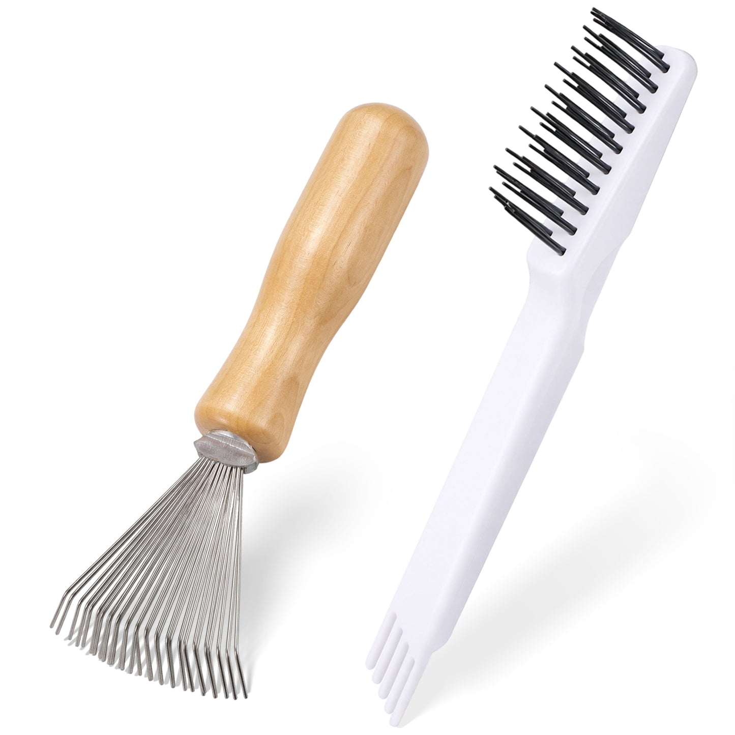 Hair Brush Cleaner, 2 PCS Hair Brush Cleaning Tool Hair-Remover Clean up Brushes Portable Comb Cleaner Tool for Removing-Hair, Dust Home and Salon Use