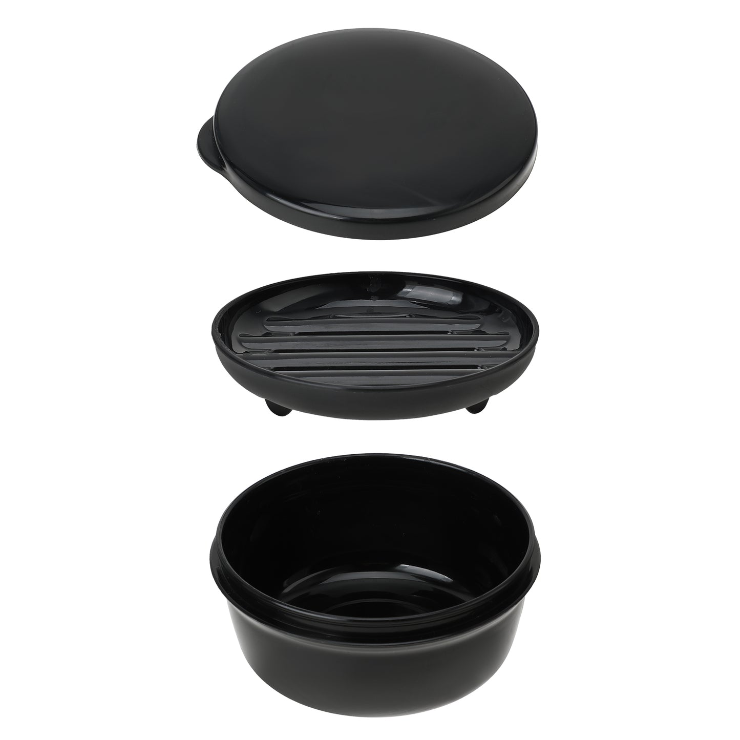 Travel Soap Box Portable Circular Seal Handmade Soap Box Shampoo Bar Tin Containers Travel Soap Case Holder Portable Shower with Lid Waterproof Self-draining Round Soap Box for Home Travel Camping Gym