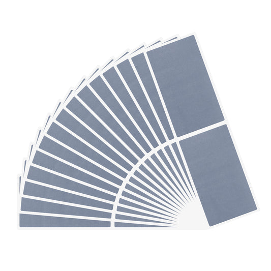 100 Pieces 50 x 70 mm Scratch Off Sticker Sheets, Make Your Own Scratch Cards, Grey Scratch Labels, DIY Scratch Labels, Self Adhesive Scratch Off Label (Grey)