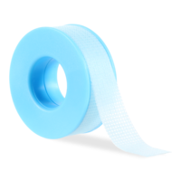 EupHHonycs Blue Lash Tape, 0.49 in X 4 Yds Eyelash Extension Tape Micropore Breathable Waterproof Adhesive Tape Fabric Under Eye Tape for Eyelash Extension