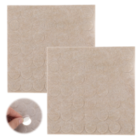 98pcs Felt Furniture Pads for Hardwood Floors, 22mm Round Self Adhesive Felt Pads for Chair Legs, Chair Felt Padsb Chair Sliders Felt Pads Furniture Table Chair Feet Leg Hardwood Floors Protectors