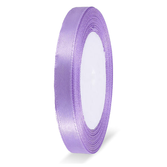 3/8 Inches Solid Lavender Satin Ribbon, Purple Ribbon for Gift Wrapping, Light Purple Ribbon for Hair, Thin Ribbon for Crafts, Wrapping, Christmas,Easter, Floral, Hair, Invitation Decorations, Wedding