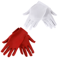 2 Pairs Women's Gown Gloves Wedding Bridal Gloves Short Opera Gloves Wrist Length Evening Satin Gloves Vintage Formal Fancy Dress Gloves Banquet Party Gloves for Party Cosplay Clothing Accessories