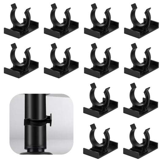 Hariendny 12 Pcs Toe Kick Clips Cabinet Leveler Leg Plinth Clips 1-inch Adjustable Furniture Legs Plinth Board Snap Kitchen Kick Board Plinth Clips Cabinets Kick Board Clips for Sofa Cabinets Table