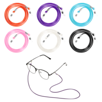 Eye Glasses Holders Around Neck, 6 PCS Glasses Strap Practical Glasses Chain for Women Sunglasses Strap Cords Eyewear String Lanyard Retainer Eyeglasses Strap Eye Glass Holder for Men 6 Colors