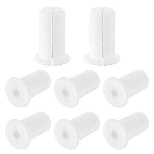 8Pcs Wall Grommets for Cables 3/4 Inch Cable Routing Kit for Starlink Silicone Cable Feed Through Bushings Wall Grommets (White)
