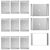 FdcZeyxior 12PCS Under Cabinet Lights Magnetic Stickys, Replacement Magnetic Tape Strips with Adhesive Backing for Cabinet Lighting (2 X 1.4inches)