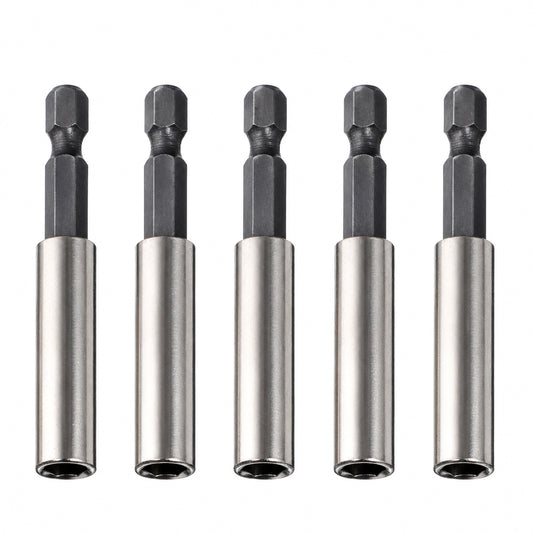 1/4" Magnetic Extension Bit Holder 5 Pack Hex Shank Screwdriver Bit Driver