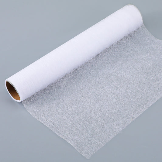 12'' x 10 Yards Double Sided Fusible Interfacing, Sheer Iron on Interfacing Fabric for Sewing Lightweight Fusible Web for Crafting Quilting Sewing Fabric Applique DIY Crafts Supplies