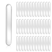 40 Pcs Cabinet Door Bumper Self Adhesive Rubber Bumper Clear Stripes Bumpers Buffer Pads Anti Slip Pads Cabinet Bumpers Sound Dampening Buffer Pads Protect Furniture
