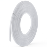 25 Yards Boning for Sewing Polyester, 6mm Sew Through Corset Boning Roll for Wedding Dress Corsets Lingerie Bridal Gowns Hats Sewing, Low Density White