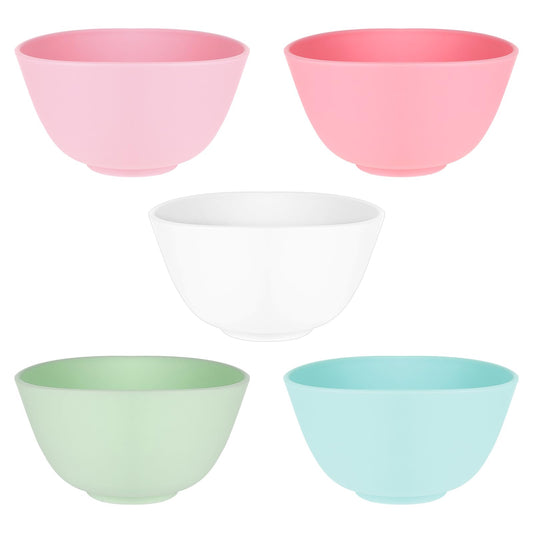 3.3 Inch Silicone Facial Mask Mixing Bowl, for Facial Mask, 5 Pcs Face Mask Bowl for Mud Mask and Other Skincare Products Multi Colored for Family or Beauty Practitioners mask Bowl