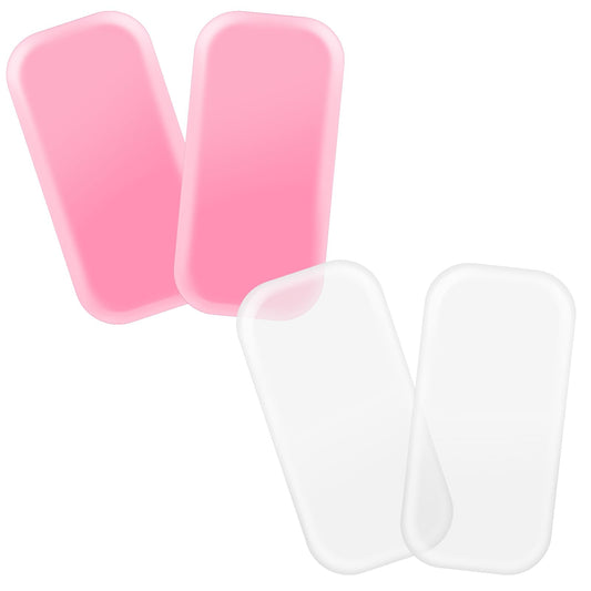 4 Pcs Silicone Lash Pad False Eyelash Holder Pads for Eyelash Extensions False Lashes Holder Eyelash Extension Holder Pallet Reusable Eyelash Extensions Tools Lash Grafting Gasket Pallet