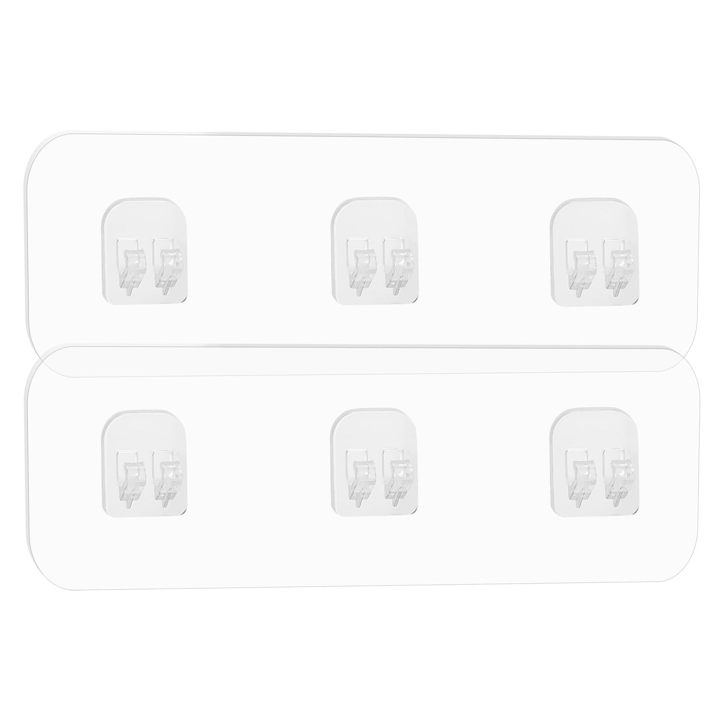KALIONE Adhesive Shower Caddy for Replacement, Adhesive Shower Strip Pad Strong Transparent Waterproof Adhesive Wall Strip Pad for Shower Caddy Soap Holder No Drilling 2 Pack