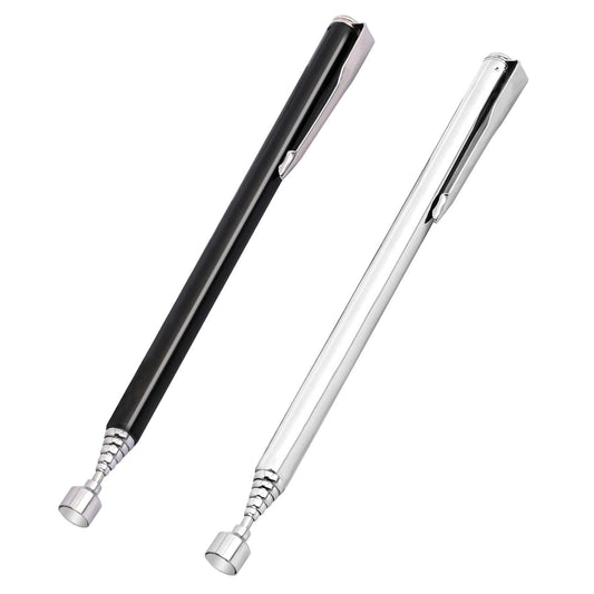 2Pcs Magnetic Telescoping Pick Up Tool for Small Metal Tools GrabberTool 3 Lb Extendable Magnetic Grabber Reacher Tools with Pocket Clip Magnetic Picking Tool,for Men, DIY Handyman, Father/Dad, Husban