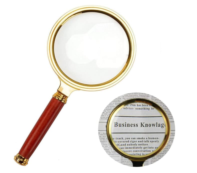 Xelsluthe Magnifying Glass Reading Magnifier for Seniors
