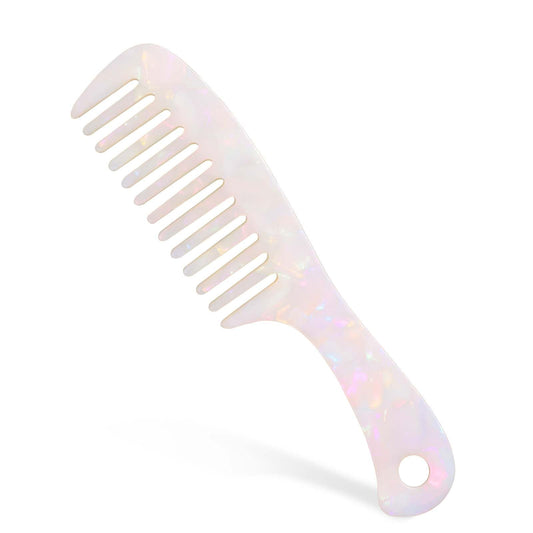 MOZEAT LENS Curl Comb for Women, Antistatic Hair Comb, Straight Comb for Curls, Hairdresser, Hair Styling, Highlighting Comb, Birth Comb, Coarse for Long, Wet, Curly Hair