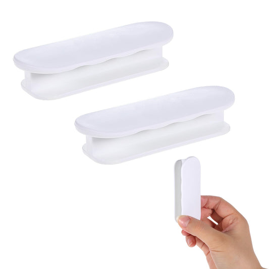 Pack of 2 Self-Adhesive Door Handles, Balcony Door Handle, Outdoor Patio Door Handle, Balcony Door, No Drilling, Plastic Handle, Patio Door, Outdoor Adhesive Handle, Patio Door, White