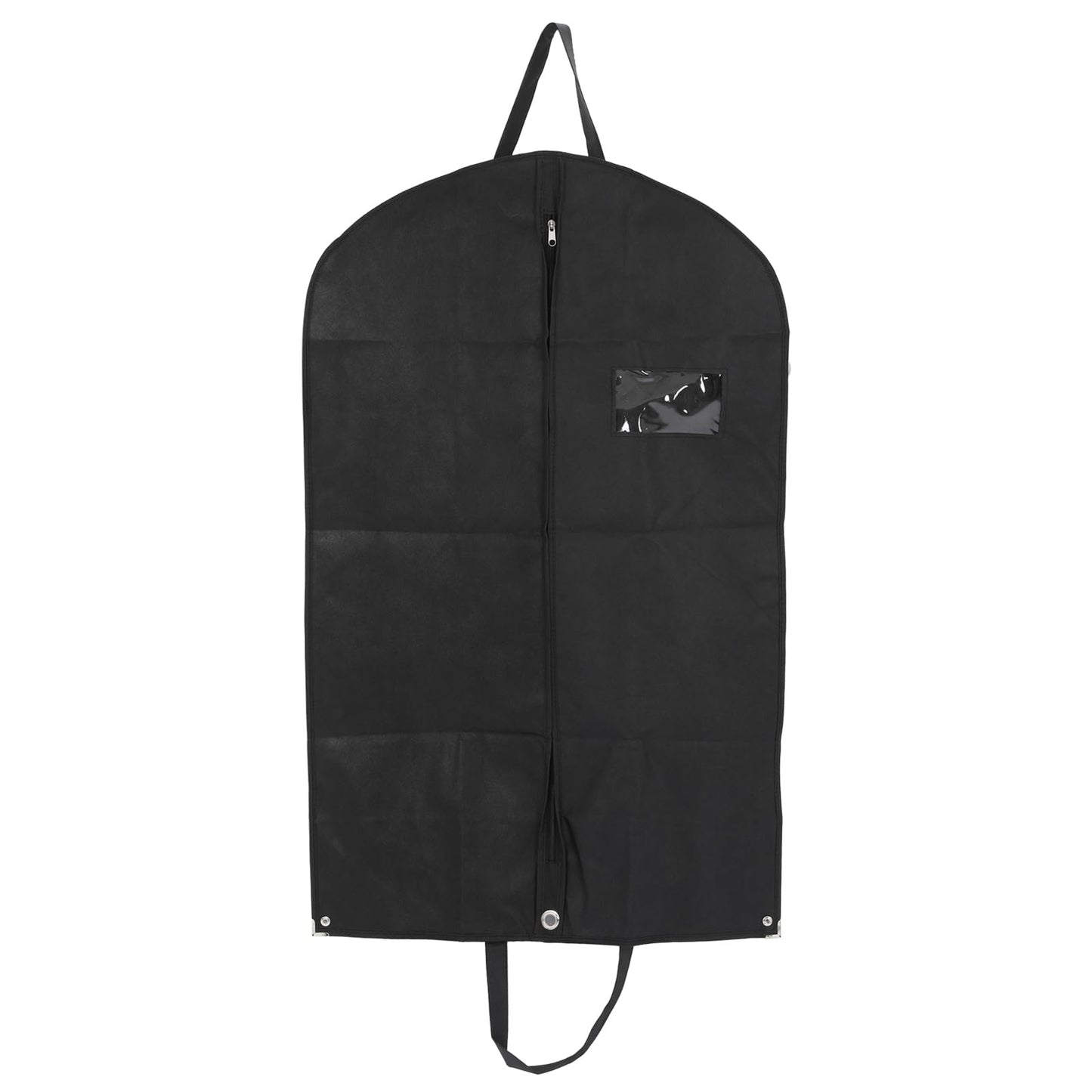 Suit Carrier Bag for Men 100 x 60 cm Travel Garment Cover Black Breathable Suit Cover with Shoe Bag Foldable Dust Cover Portable Suit Bag for Clothes Storage