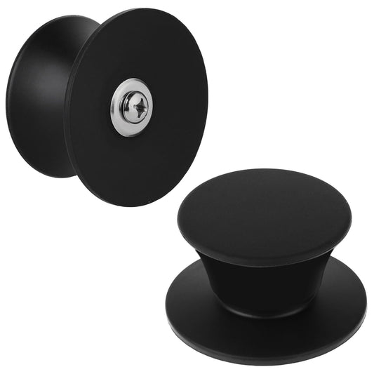 2 Pcs Pot Lid Knob Replacement Silicone Lids Knob Universal Pot Handles Knob Heat Resistant Pan Lid Holding Handles Kitchen Cookware Lid Replacement