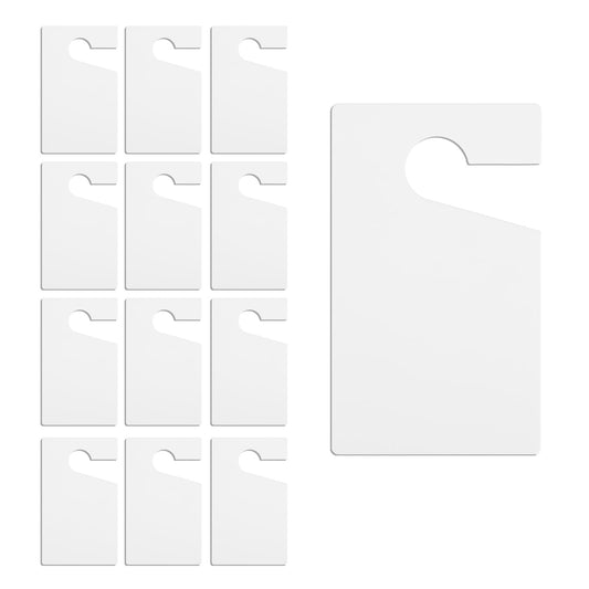 Mozeat Lens 12 Pcs Blank White Parking Permit Hang Tag