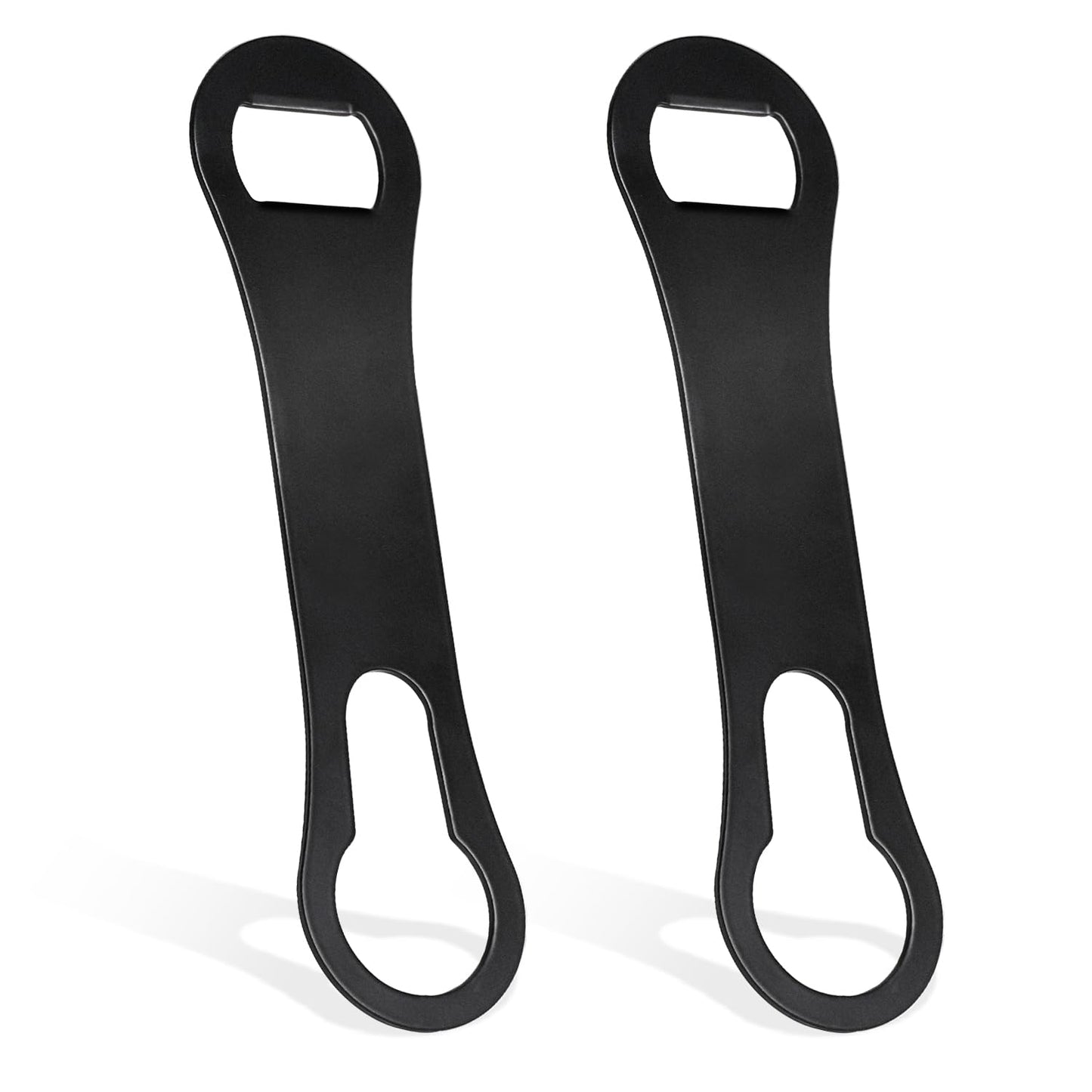 2 Pcs Flat Beer Opener and Pour Spout Remover Bottle Openers Stainless Steel Beer Bottle Opener for Bar Kitchen Restaurant