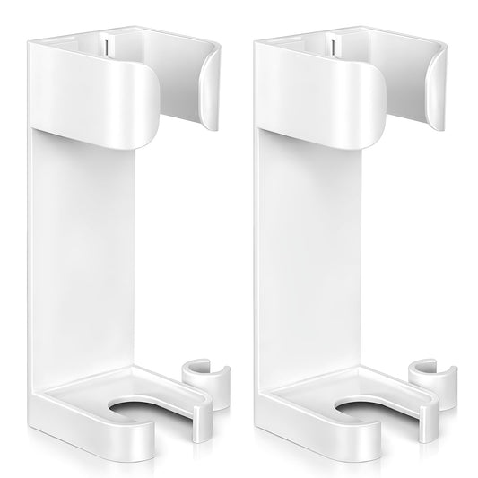 Zelphvt 2 Pcs Curling Iron Holder Wall Mount Hair Straightener Holder Organizer Hot Hair Tool Holders for Holds Hairs Dryer and Flat Iron and Curling Hairs Straighteners Combs