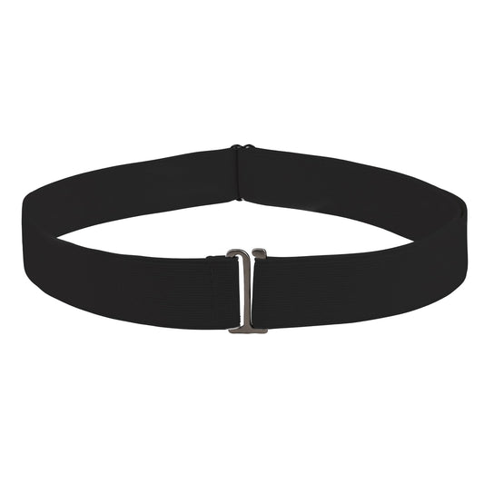 KALIONE Women Invisible Belts No Show Women Adjustable Elastic Waist Belts Women Stretch Belt with Flat Buckle for Pants Jeans Dresses (Black)