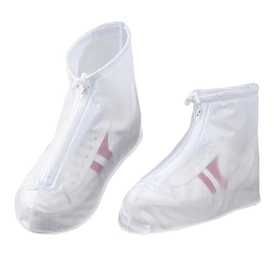 Hariendny Waterproof Shoe Covers, Non-Slip Silicone Shoe Covers Outdoor Overshoes Galoshes Protectors for Cycling Camping Travel(XXXL)