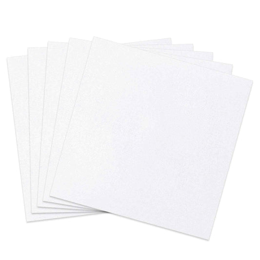 Pack of 5 Cross Stitch Fabric, White Aida Fabric, 29.6 x 29.6 cm, Fabric for Embroidery, Classic Punch Needle Fabric, Embroidery Fabric for Sewing, Embroidery, Decoration, DIY, Crafts