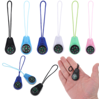 12 Pack Small Compass with Paracord, Multi-Color Outdoor Pocket Compass, Portable Button Compass Kit, Mini Compass Survival, Keychain Compass for Camping, Hiking