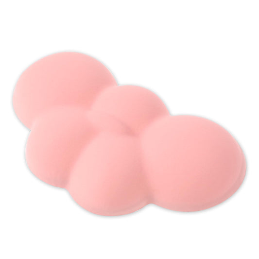KALIONE 1pcs Mouse Wrist Rest, Cloud Mouse Wrist Rest, Mouse Wrist Support with Non-Slip Bottom Seat, Suitable for Desktop Computer, Laptop Computer, School, Office, Home (Pink)