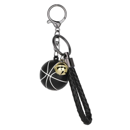 KALIONE Basketball Keychain for Boys Girls Sports Fan Basketball Key Rings, Novelty Sports Ball Key Chains Basketball Key Chain with Small Bell Keychains Gift Keychain