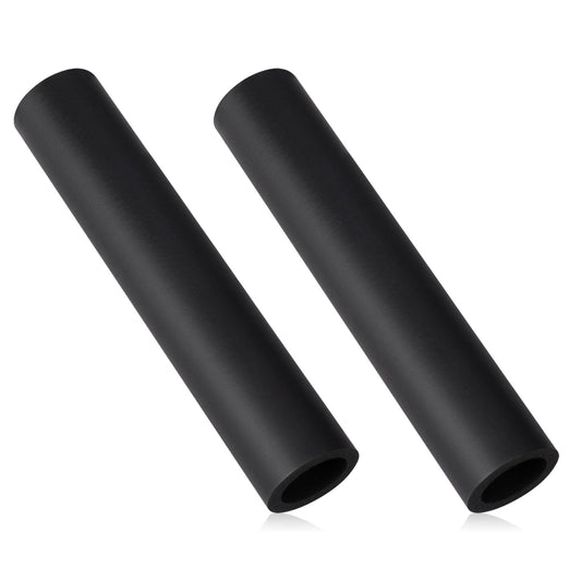 KALIONE Bike Handlebar Grips, Long Bicycle Handle Grips, Non-slip Mountain Bike Handlebar Grips, Scooter Foam Grips, Shock Handlebar Grips Replacement Set for Scooter Bike BMX Beach Cruiser, Black