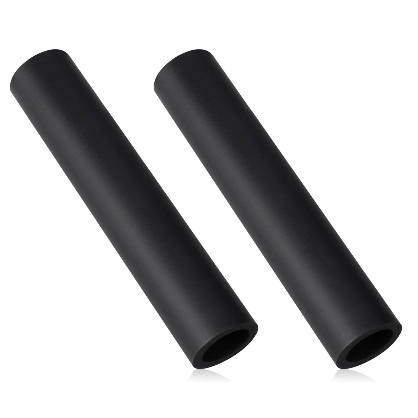 KALIONE Bike Handlebar Grips, Long Bicycle Handle Grips, Non-slip Mountain Bike Handlebar Grips, Scooter Foam Grips, Shock Handlebar Grips Replacement Set for Scooter Bike BMX Beach Cruiser, Black